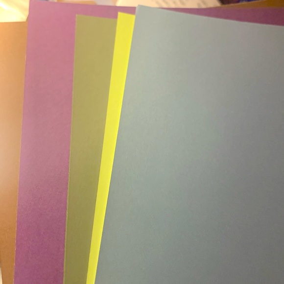 12x12 & 11x8&1/2 heavy weight crafting paper kit. - Picture 2 of 8